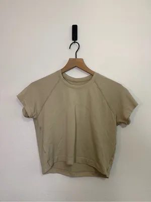 Lululemon Swiftly Tech Cropped Short-Sleeve Shirt 2.0 Sheer Oak / Sheer Oak thumbnail 2
