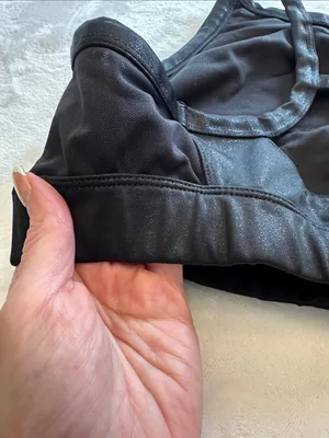 JoyLab Black High-Neck Sports Bralette thumbnail 4