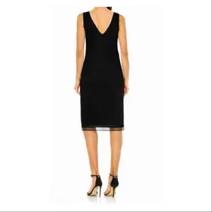 NWOT AFRM Ariana Sleeveless Midi Dress in Black thumbnail 5