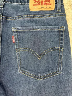 Levi's 511 Slim Fit jeans 28x30 medium wash stretch denim classic thumbnail 11