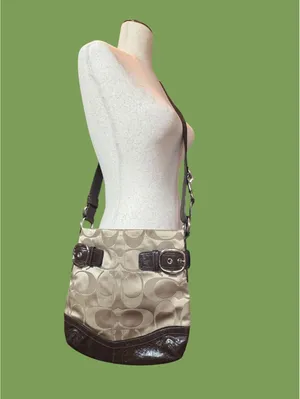 Coach F1616 Signature Buckle Shoulder Crossbody Bag thumbnail 4