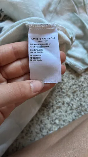 American Eagle Peace Sign Graphic Tee thumbnail 4