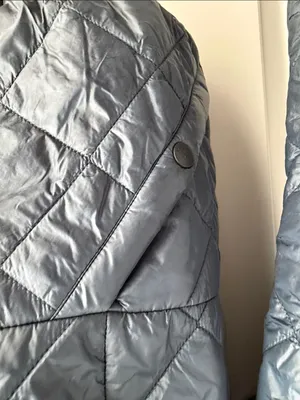 Abercrombie & Fitch Quilted Hooded Puffer Jacket - Steel Blue thumbnail 4