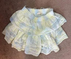 Love Shack Fancy Ruffle Mini Skirt thumbnail 1