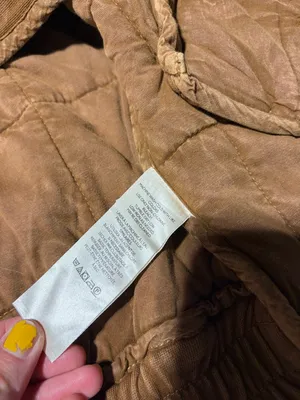 Free people dolman Quilted knit coconut Brown Zip-Front Jacket XS thumbnail 9