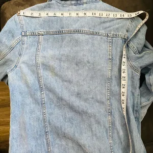 GAP women all button down thick jeans jacket (boyfriend size jacket) thumbnail 5
