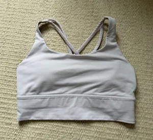 Lululemon energy longline bra - white thumbnail 1