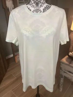 Size XL Short Sleeve Pastel Tiedyed Shirt thumbnail 1