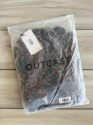 Outcast Elayna Leopard Mini Dress Brown Medium NWT IN PACKAGE thumbnail 12