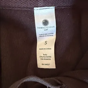 Yogalicious Lux Fleece Rib Coffee Break Hoodie ⭐️ thumbnail 6