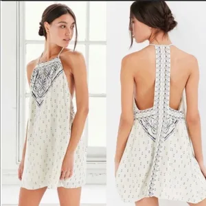 Urban Outfitters Ecote Gigi boho print T back dress thumbnail 2