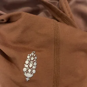Brown Ruched Bikini Top by Free People Movement thumbnail 4