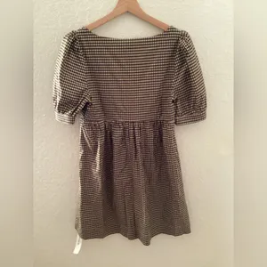 Reformation NWT Cypress Mini Dress Gingham Babydoll thumbnail 3