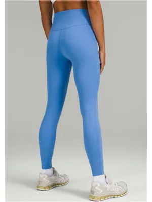 Lululemon base pace leggings brushed nulux for cold weather 6 blue Nile thumbnail 2