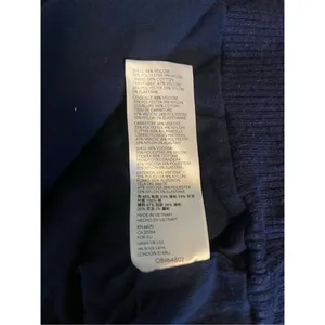 Free People We The Free Navy Blue Cropped Sweater Small‎ thumbnail 4