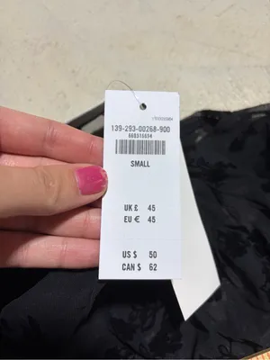 Abercrombie & fitch NWT Sheer Black Floral Long-Sleeve Top small MSRP$50 thumbnail 9