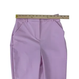 Express Women's High-Waisted Straight Leg Dress Pants Pink Lilac NWOT thumbnail 6
