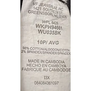Aura From the Women at Wrangler Short Rise Black Jean‎ Capris Size 10P Avg thumbnail 5