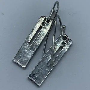 New multicolored square geometric fashion earrings thumbnail 6