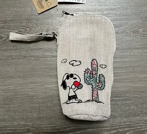 snoopy peanuts water bottle bag insulated carrier pouch thumbnail 1