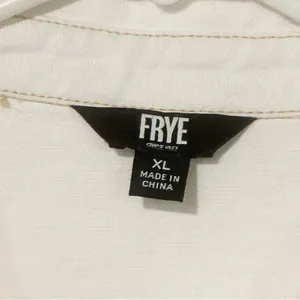 Frye Women's Size‎ XL White Long Sleeve Denim Button Front Mini Dress thumbnail 4
