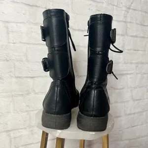 Rue 21 Leather Combat Boots thumbnail 4