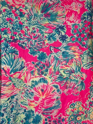 Lilly Pulitzer Alinda Top with a boat neck and 3/4 length sleeves size Medium thumbnail 6