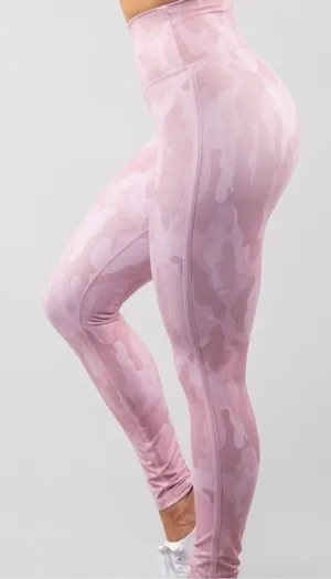 BuffBunny Eclipse Pink Camo Legging Size Small thumbnail 1