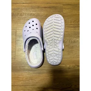 Crocs Classic Lined Clog Lavender Purple Fleece Fuzzy Slippers Mens 8 Womens 10 thumbnail 6