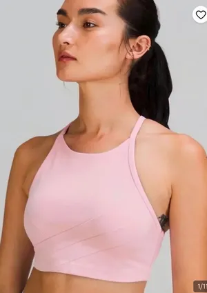 Lululemon Flow Y Bra Wrap Front High Neck thumbnail 1