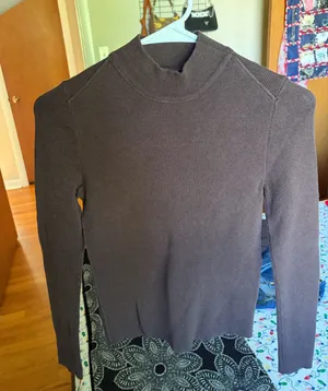 BDG espresso brown turtleneck  thumbnail 1