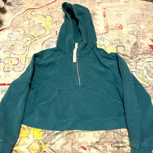 Lululemon Xs/s Teal  scuba half zip thumbnail 1