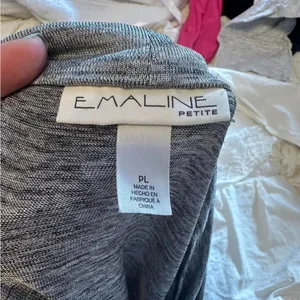 Nordstrom Grey cowl neck top size large thumbnail 6