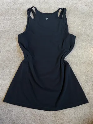Athleta Black Strappy Athletic Dress – Size Medium thumbnail 3