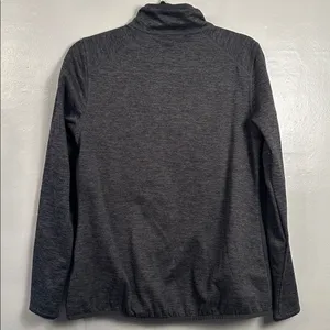 North Face Jacket Fleece Womens Medium Gray Full Zip Coat Outdoor Hike Camp thumbnail 7