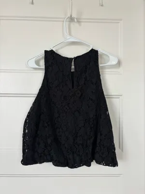 Loft Lace Black Top thumbnail 3