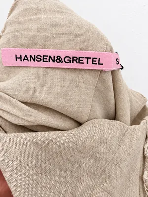 Hansen & Gretel Fowler Midi Dress In Sand Sz S thumbnail 5