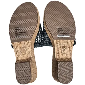 Cliffs by White Mountain Biankka Platform Woven‎ Slide Sandals Black 10 NIB thumbnail 7