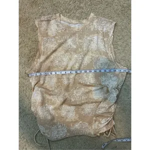 Anthropologie Pilcro Lotus Tank‎ top ruched size XL BIN P thumbnail 5