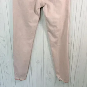 VERVET‎ Skinny High-Rise Distressed Crop Jean in Blush/Taupe, Size 27 thumbnail 9
