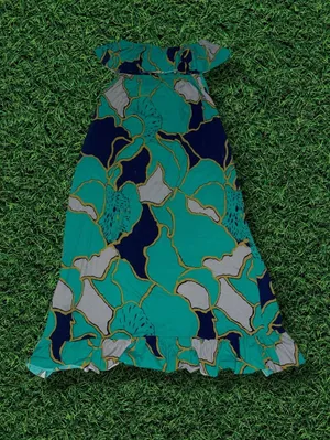 Strapless Maxi Dress Green thumbnail 1