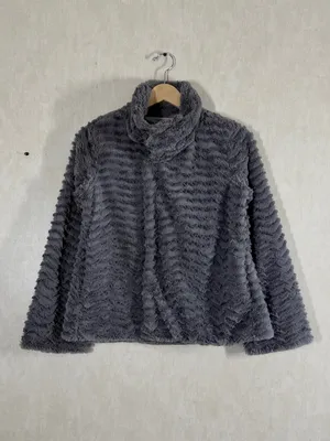 Patagonia Women’s Pelage Jacket Soft Curly Fleece in Nickel Gray S thumbnail 2