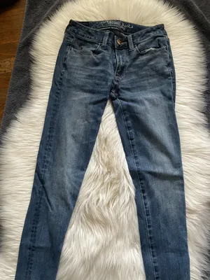 American Eagle Jegging Jeans Womens Blue Denim Pants Stretch thumbnail 5