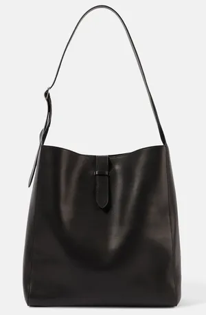 THE ROW Blake Leather Tote Shoulder Bag in Black NWT thumbnail 1