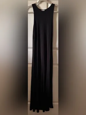 Rue Sophie Revolve Black Sleeveless Long High -Low Maxi Dress‎ Size Med thumbnail 7