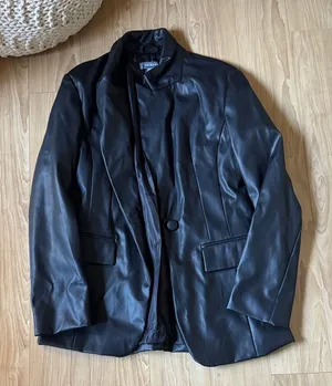 Primark Black Faux Leather Jacket thumbnail 1