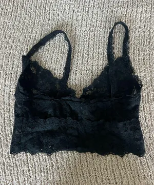 Victoria's Secret black lace bralette thumbnail 1