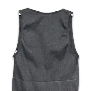 Priceless Crop Top Ribbed Texture V-Neckline Sleeveless Form Fitting Black W S/M thumbnail 5