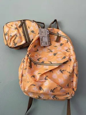 Yellow backpack and lunch bag thumbnail 3