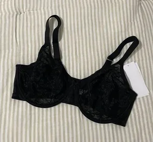 New Cardi B Recommended HSIA Enchante Unlined Non-padded Lace Underwire Bra 38DD thumbnail 1